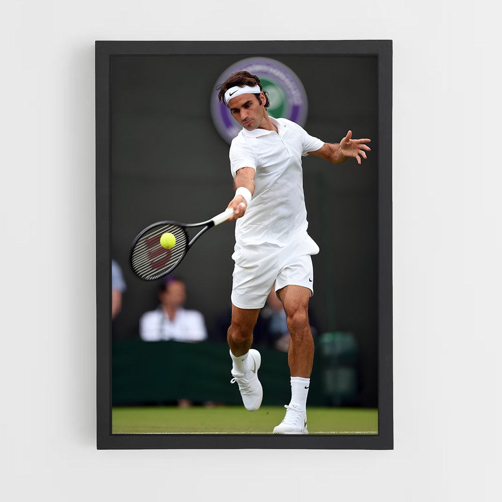 Poster Roger de federer – affiche Tennis (vue 2)